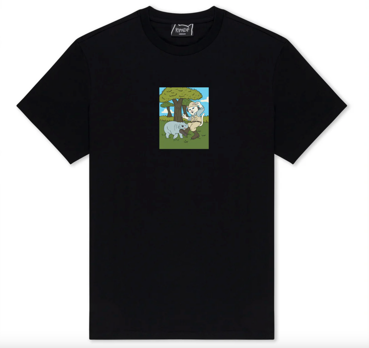 RIPNDIP Don't Get Bit Tee (Black) SIZE L