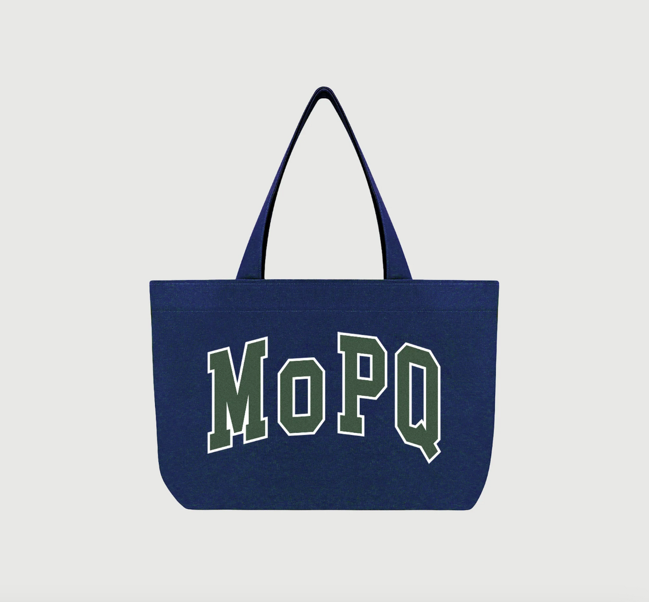 MOPQ MUSEUM OF PEACE & QUIET University Tote Navy