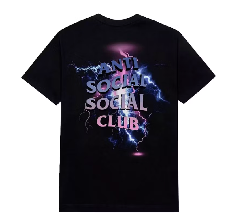 Anti Social Social Club ASSC Bolt From The Blue T-shirt