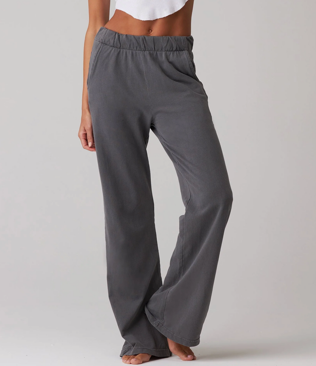 TALENTLESS - Women's Lightweight French Terry Lounge Pants (Steel Gray)