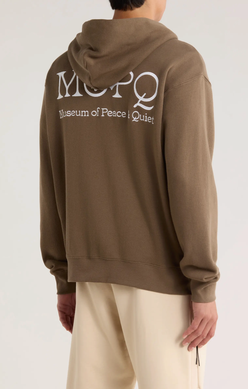 Museum of Peace & Quiet - Southwest Cotton Fleece Zip Hoodie (Brown)