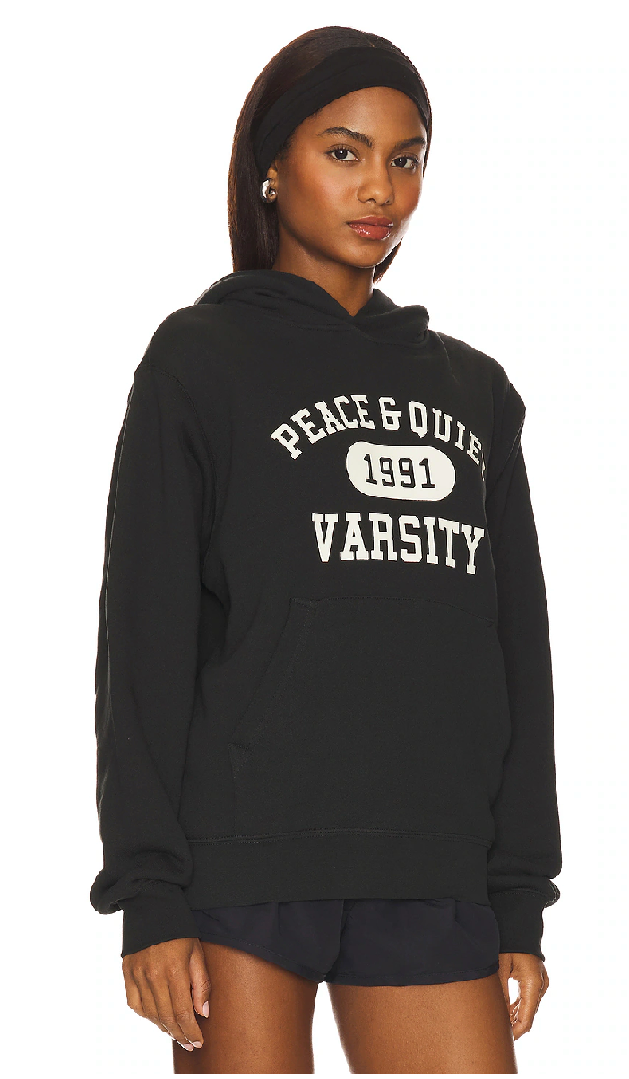 Museum of Peace & Quiet - Varsity Hoodie (Black)