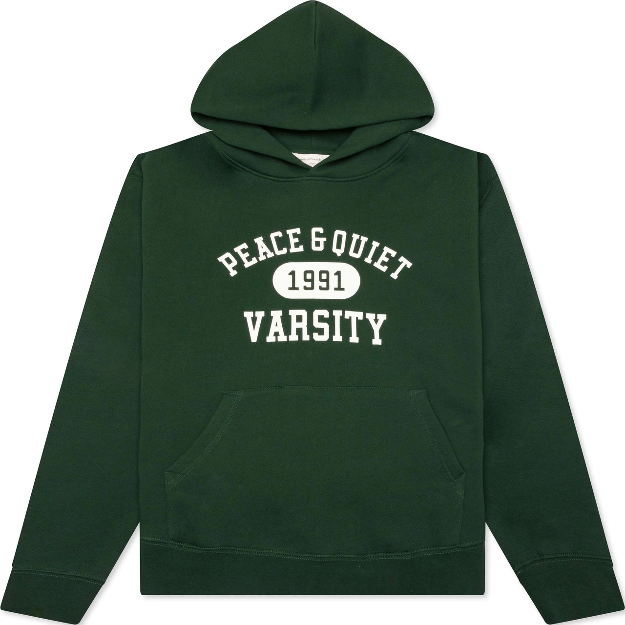 Museum of Peace & Quiet - Varsity Hoodie (Forest Green)