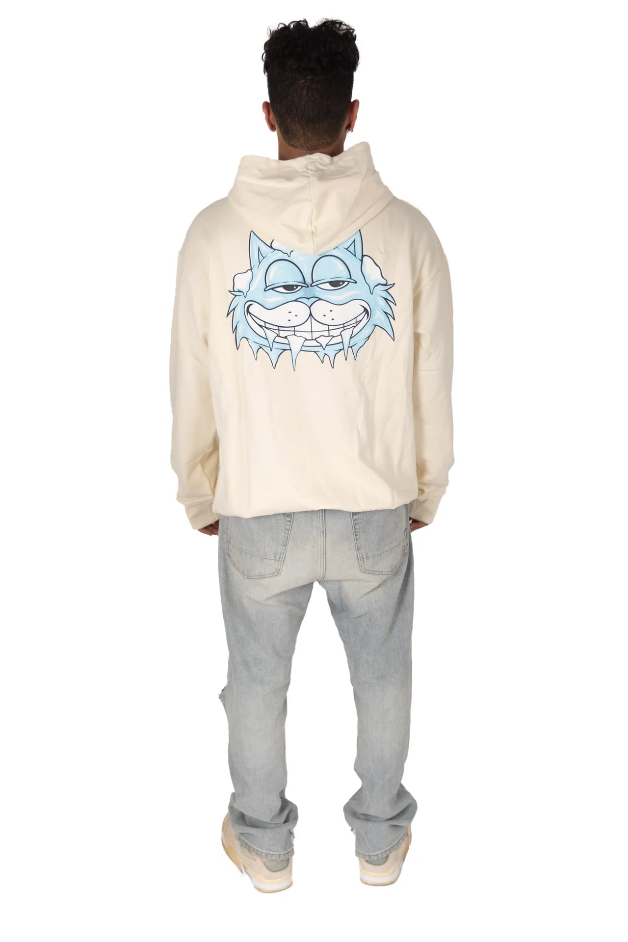26 Red Ice Cat Hoodie (Natural)