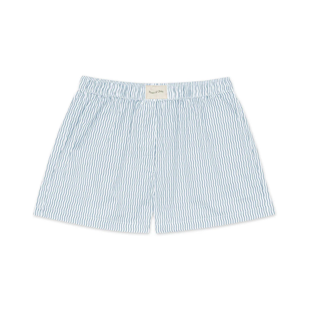 MOPQ Museum of Peace & Quiet - Wordmark Poplin Boxer 'Baby Blue'