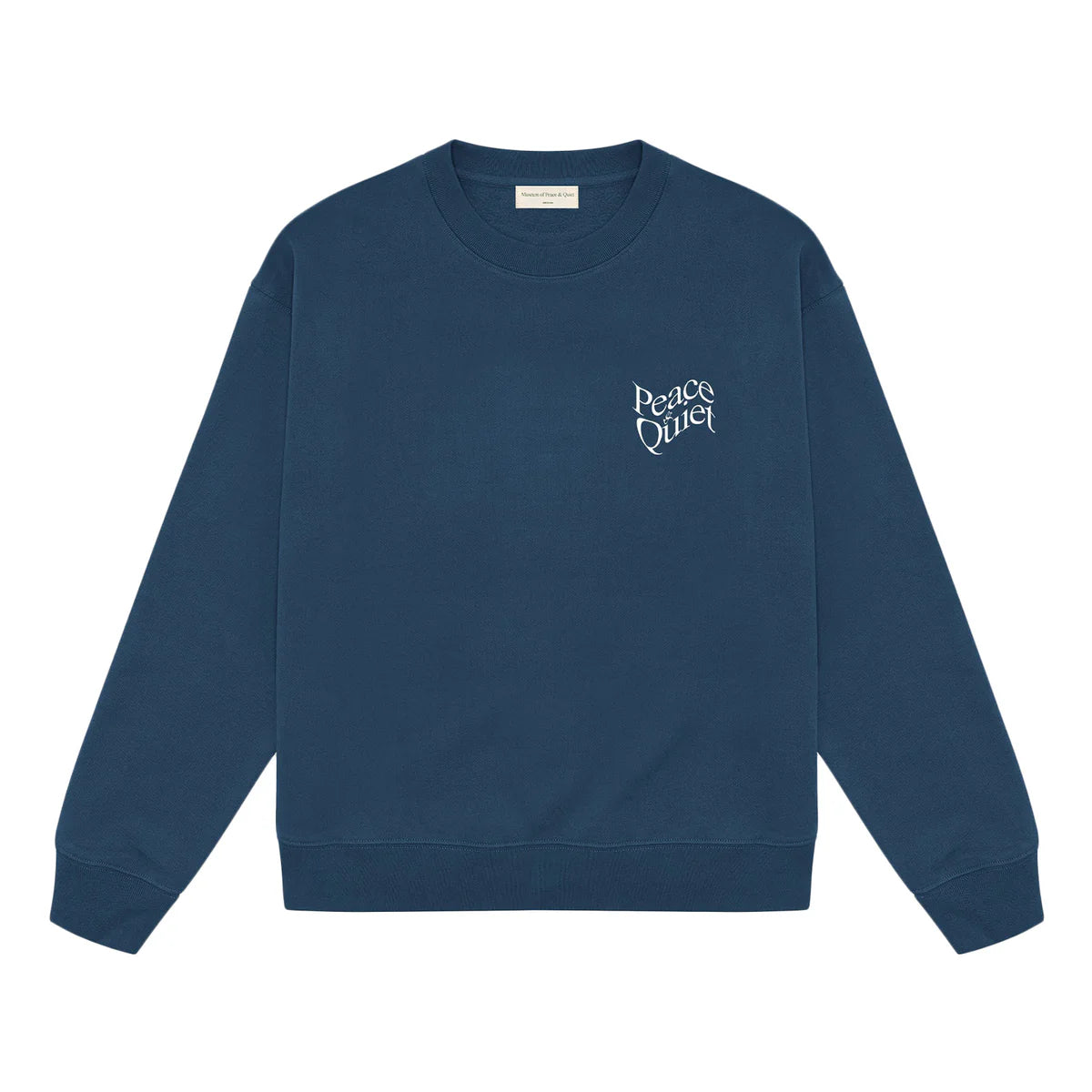 MOPQ Museum of Peace & Quiet - Warped Crewneck Sweatshirt (navy)