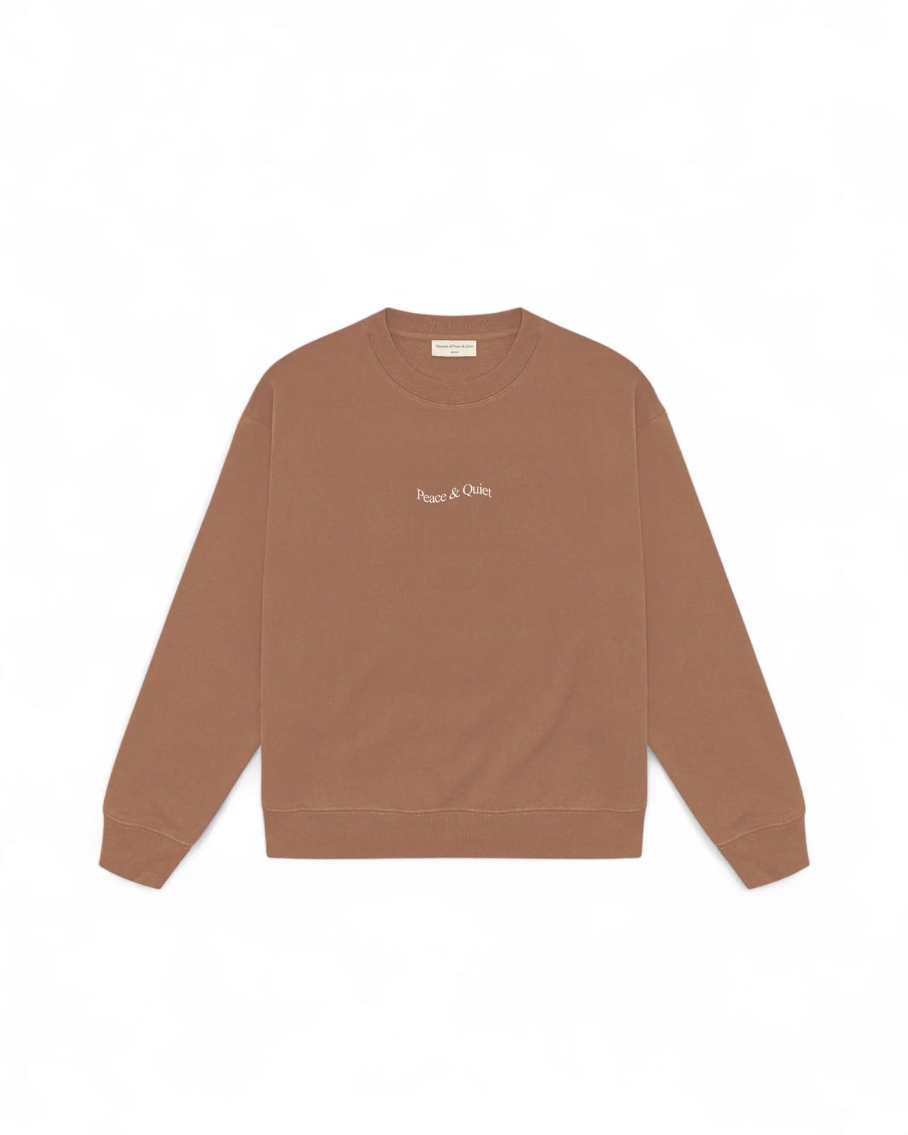 MOPQ Museum of Peace & Quiet - Wordmark Crewneck (Adobe)