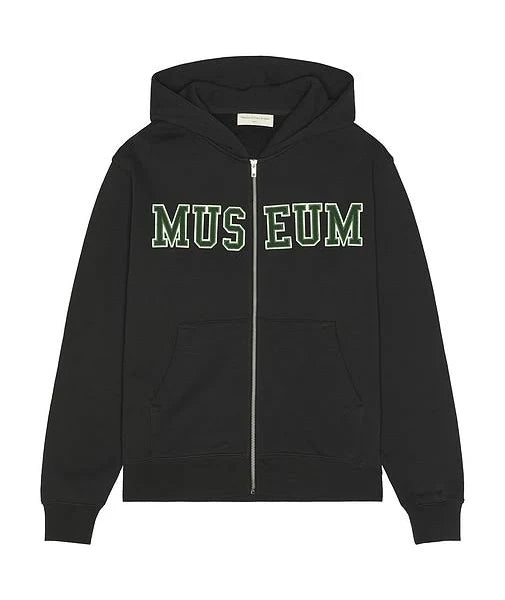 MOPQ Museum of Peace & Quiet - Museum Zip Up Jacket Black